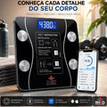 Balança Digital Inteligente com Bioimpedância NexMoney - vista frontal